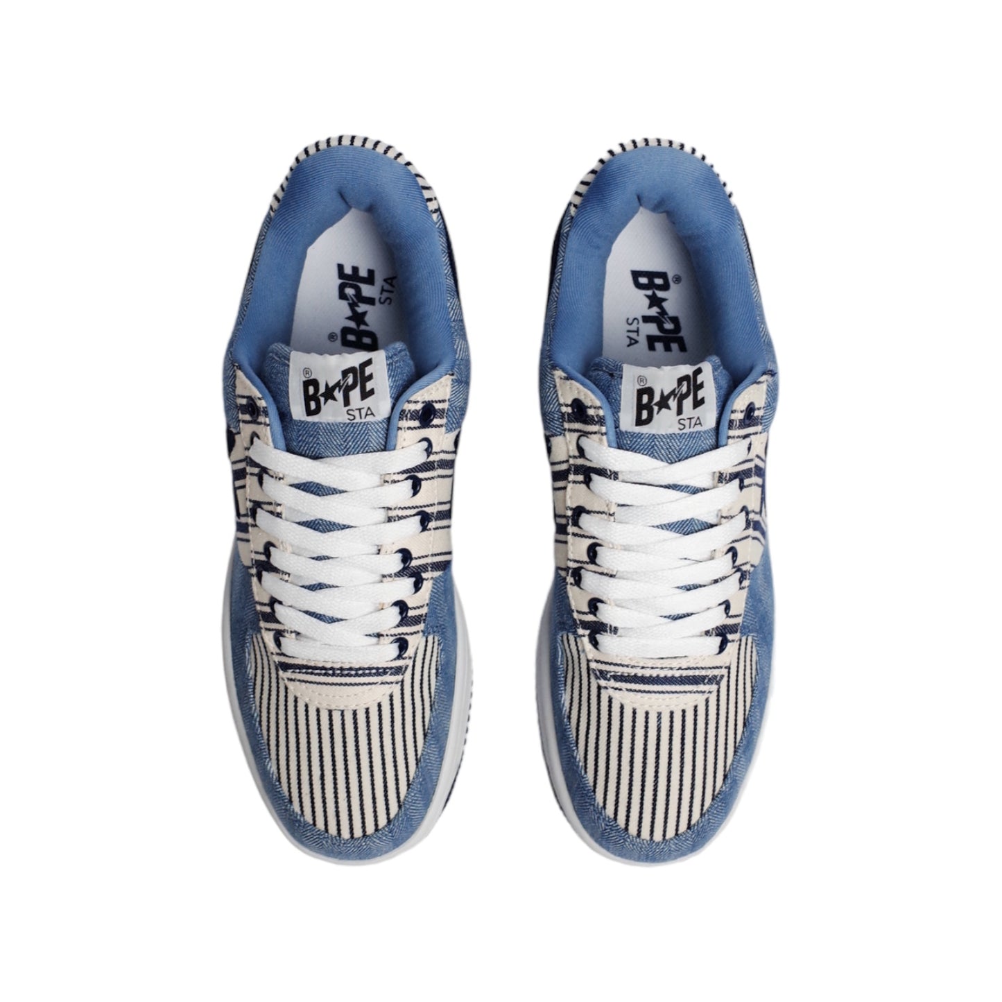 2008 A BATHING APE DENIM BAPESTA (US9/EU42.5)