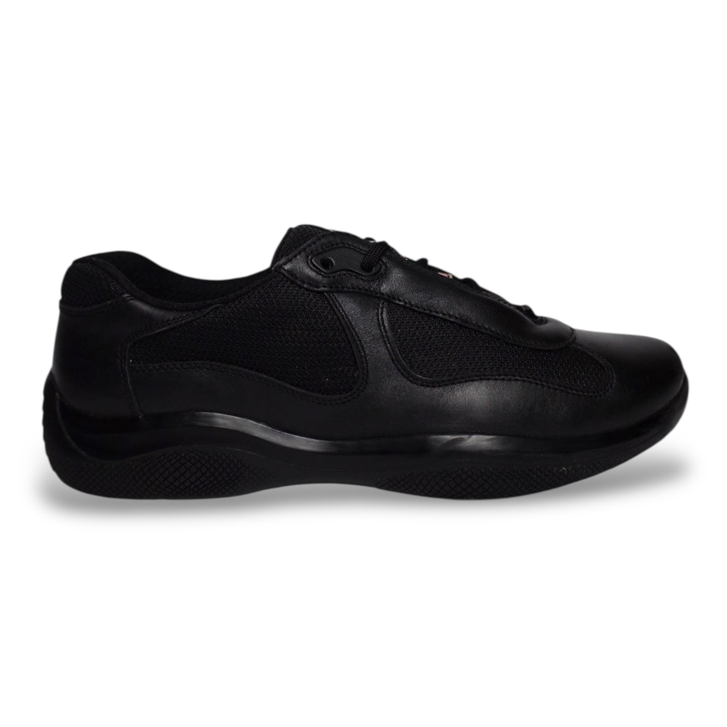 PRADA AMERICA'S CUP BLACK LEATHER (US9/EU42.5)