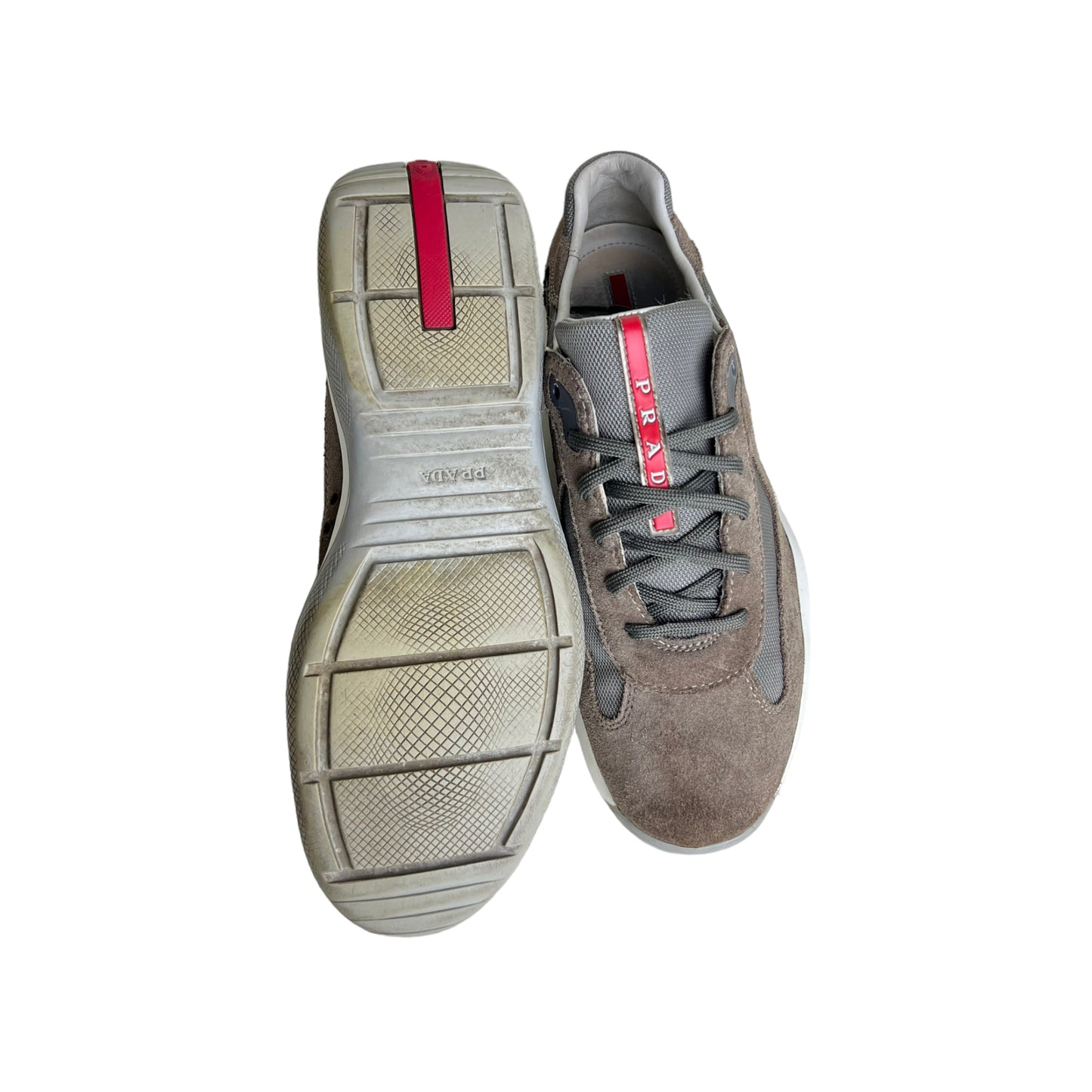 PRADA AMERICA’S CUP BROWN SUEDE (US8/EU41)