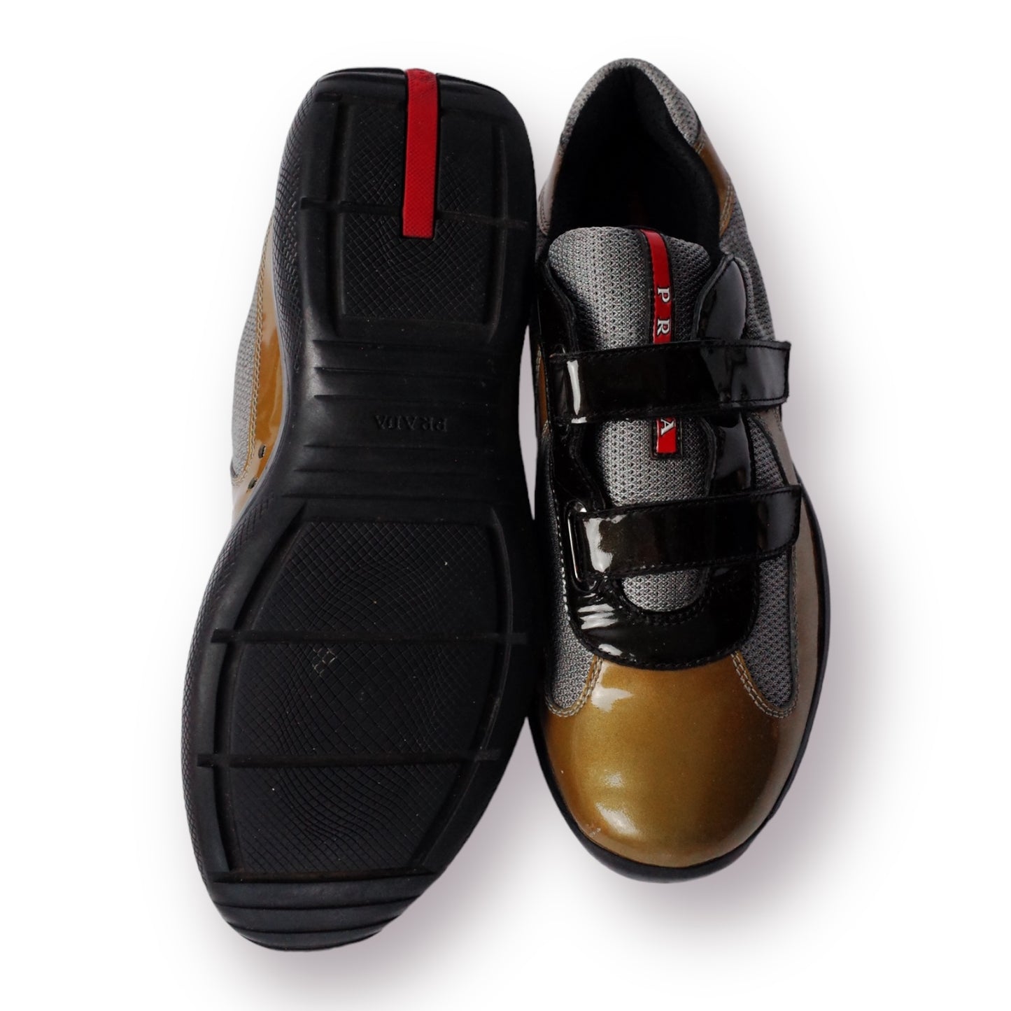 PRADA AMERICA’S CUP BLACK/YELLOW TWO-TONE (US10.5/EU44.5)