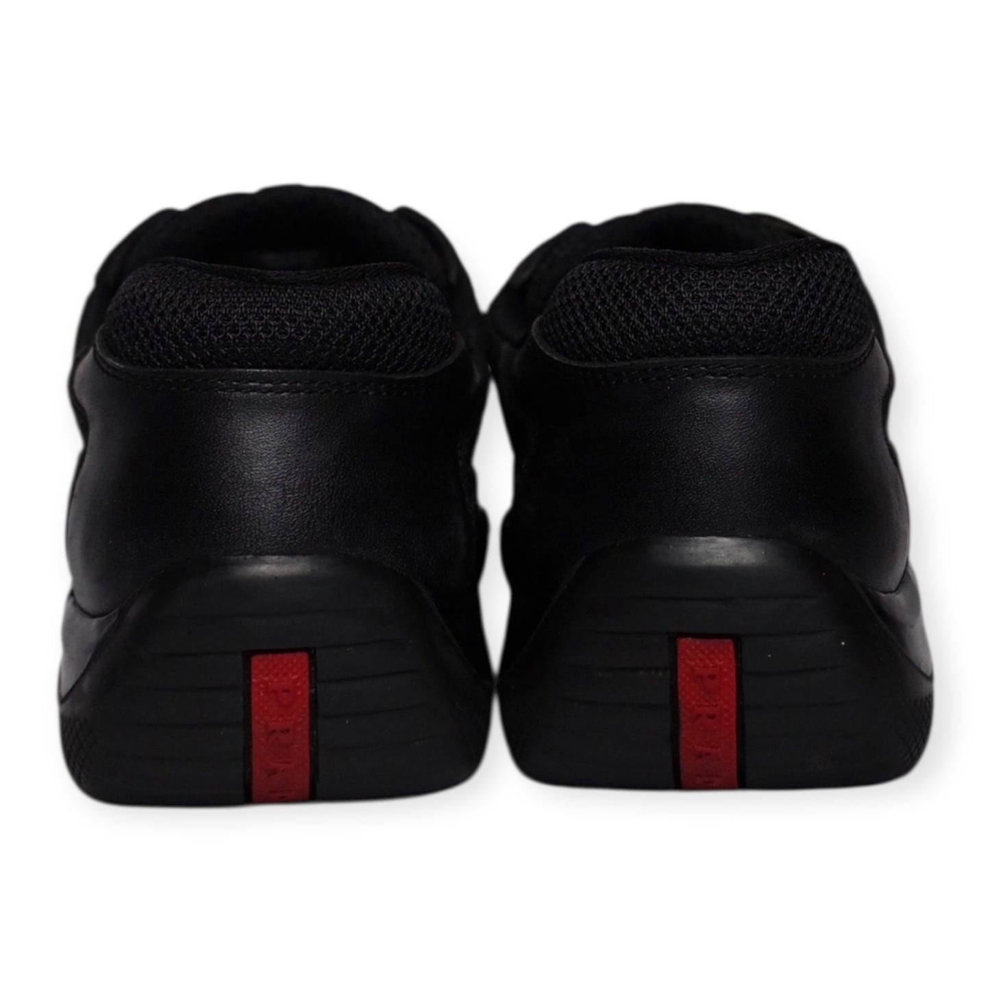 PRADA AMERICA'S CUP BLACK LEATHER (US9/EU42.5)