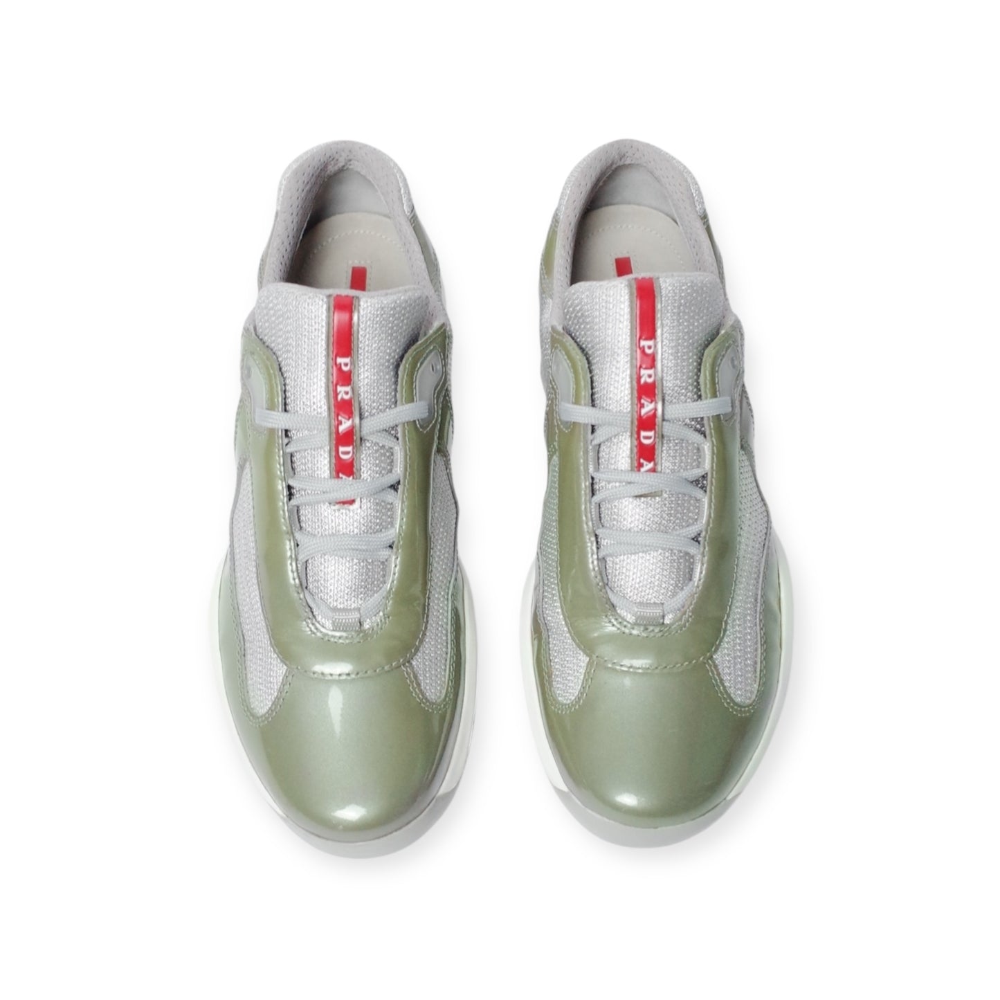 PRADA AMERICA'S CUP GREEN PATENT LEATHER (US9/EU42.5)
