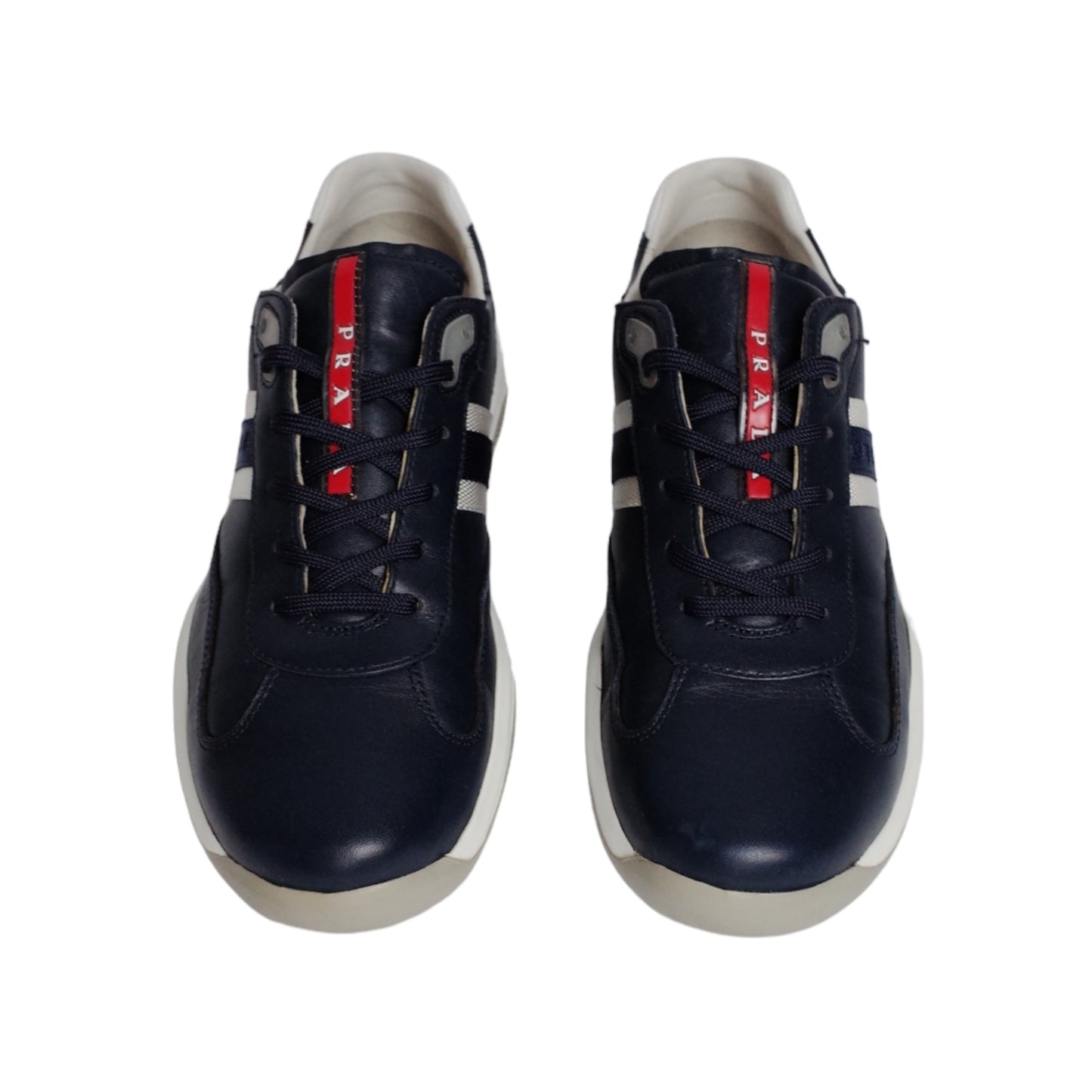PRADA AMERICA’S CUP NAVY LEATHER (US10/EU44)