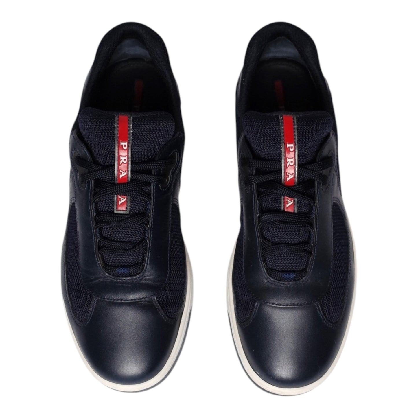 PRADA AMERICA’S CUP NAVY FLAT SOLE (US10/EU44)