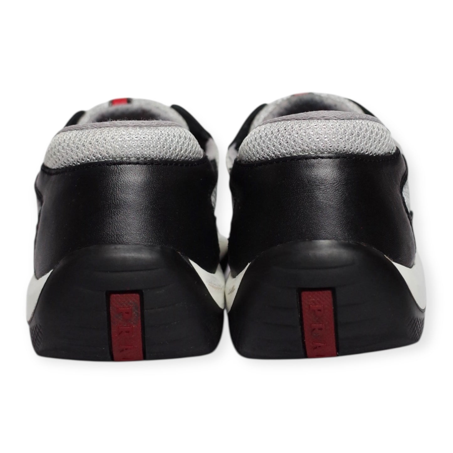 PRADA AMERICA'S CUP BLACK LEATHER (US6.5/EU39.5)