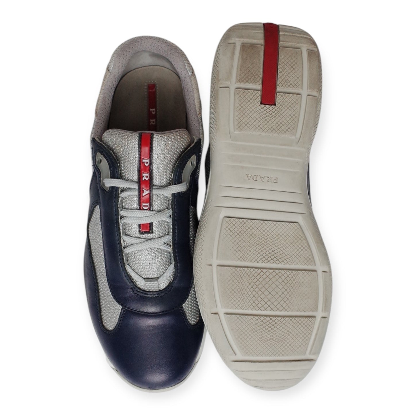 PRADA AMERICA'S CUP NAVY LEATHER (US9/EU43)
