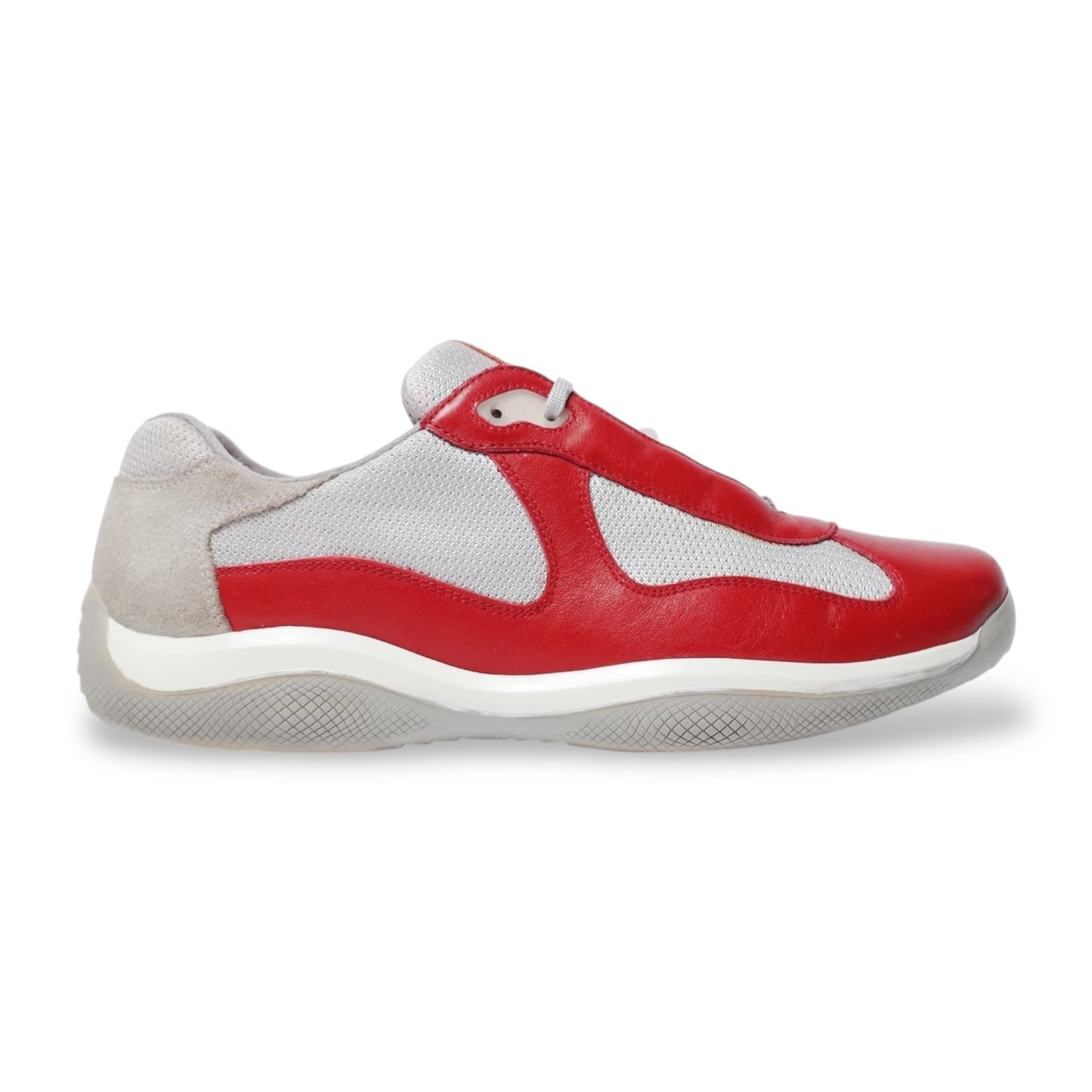 PRADA AMERICA'S CUP RED LEATHER (US12/EU46)
