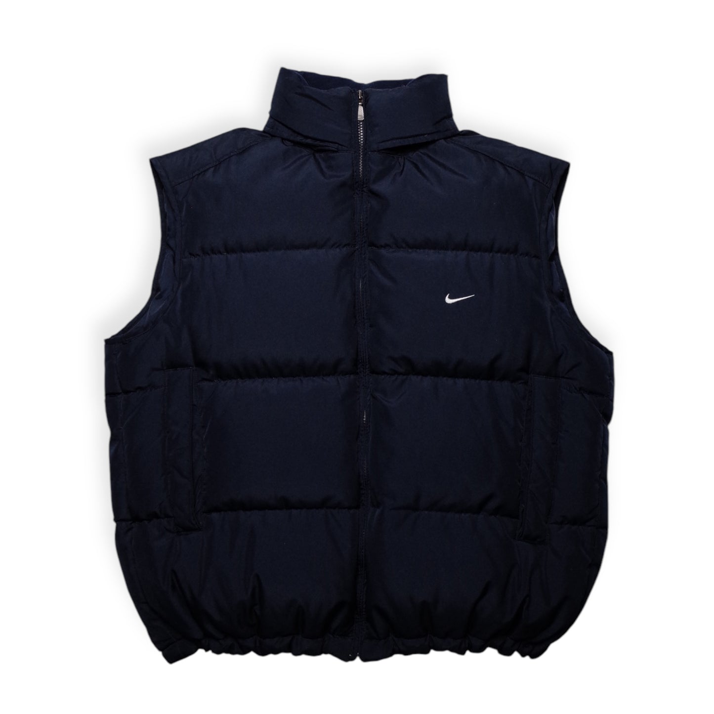 00’S NIKE DOWN VEST NAVY (XL)