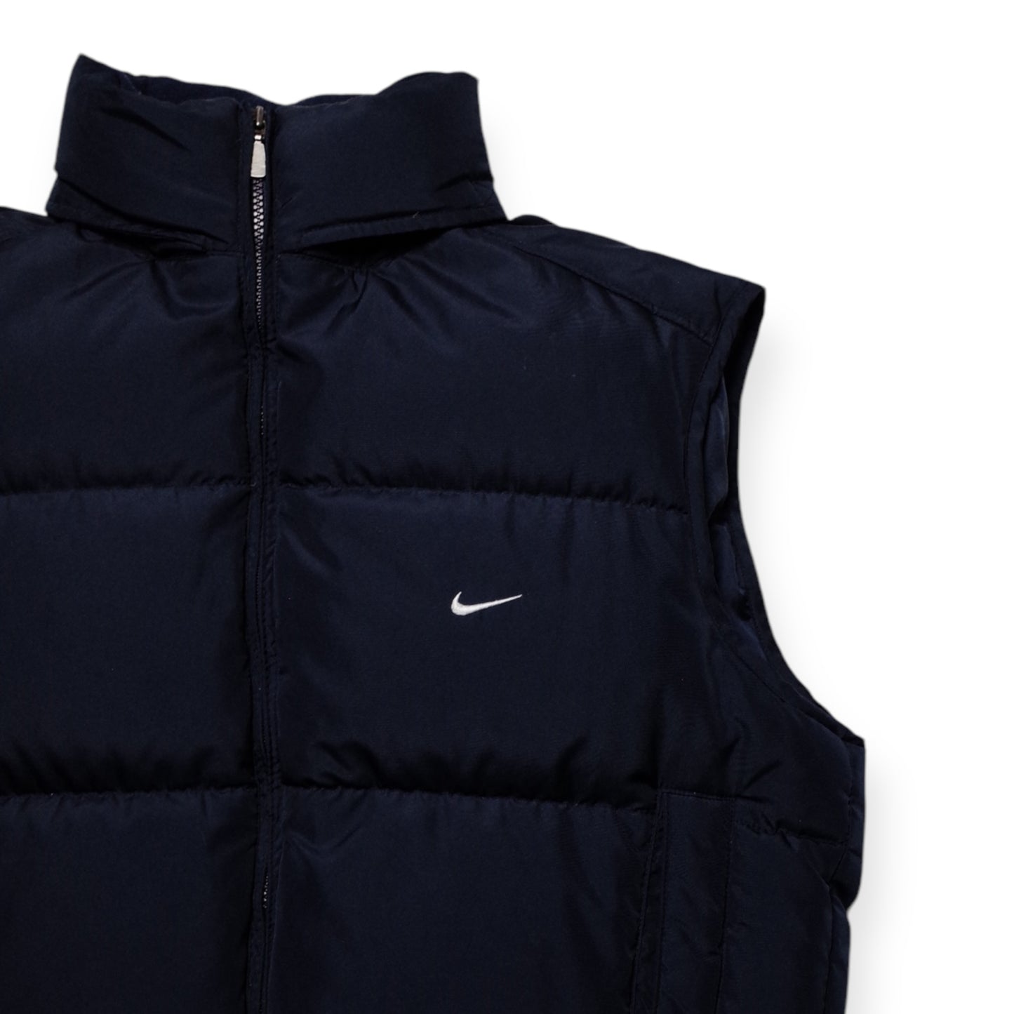 00’S NIKE DOWN VEST NAVY (XL)