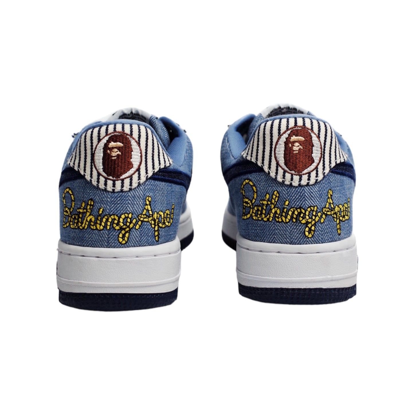 2008 A BATHING APE DENIM BAPESTA (US9/EU42.5)