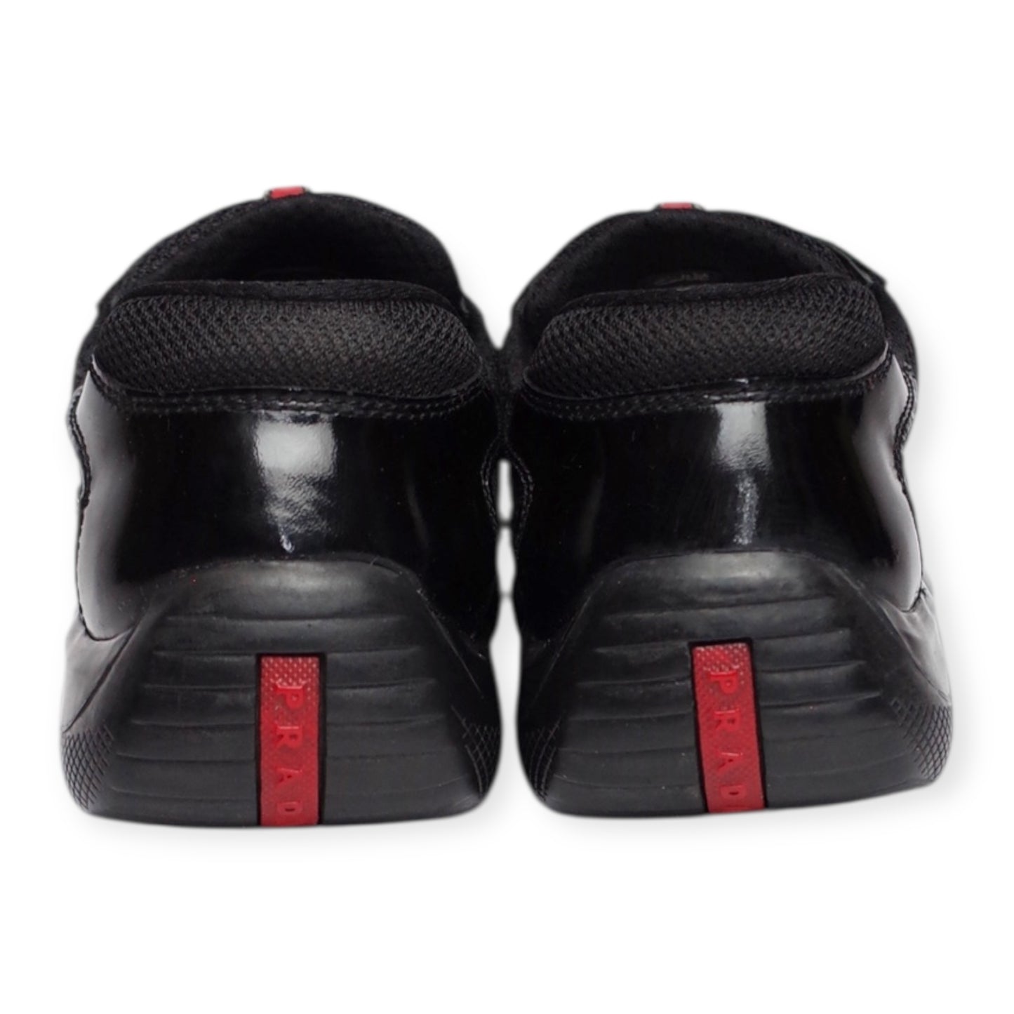 PRADA AMERICA'S CUP BLACK PATENT LEATHER (US9/EU42.5)