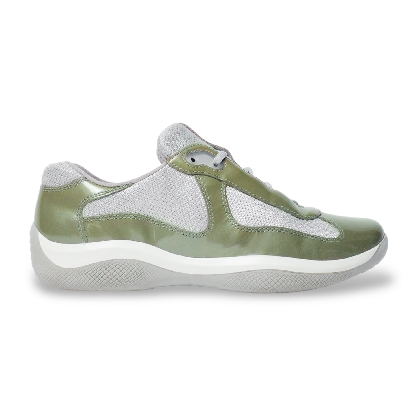 PRADA AMERICA'S CUP GREEN PATENT LEATHER (US9/EU42.5)