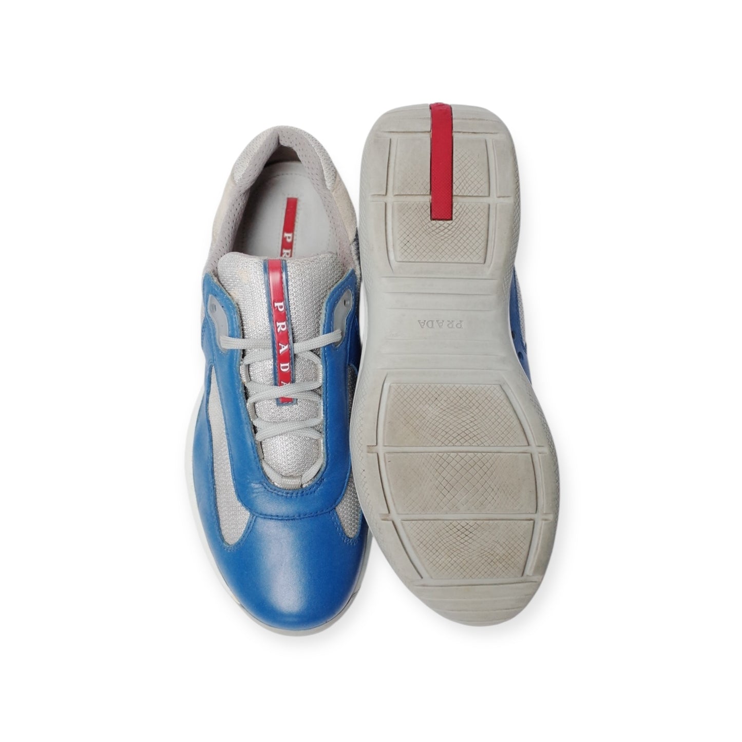PRADA AMERICA'S CUP BLUE LEATHER (US9/EU42.5)