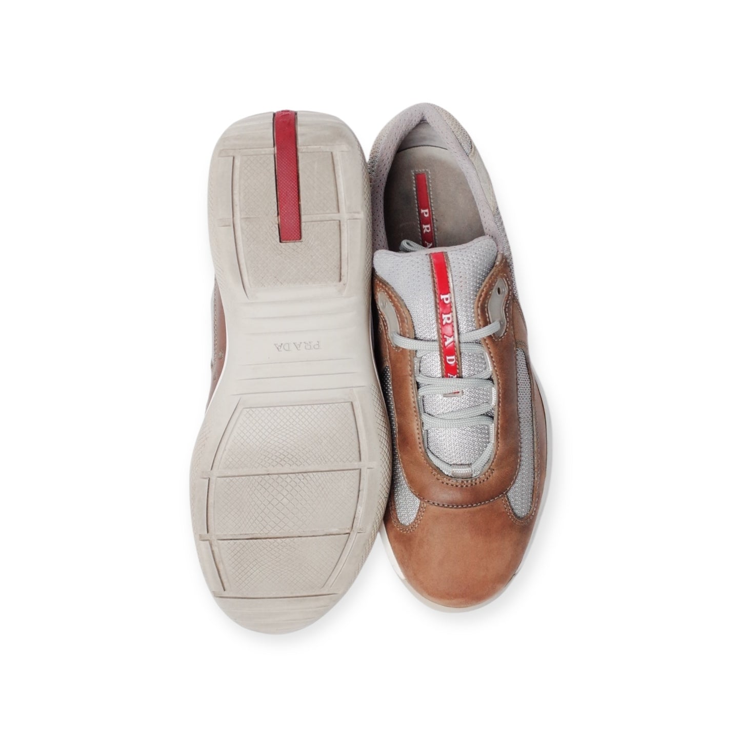 PRADA AMERICA'S CUP TAN LEATHER (US8.5/EU42)
