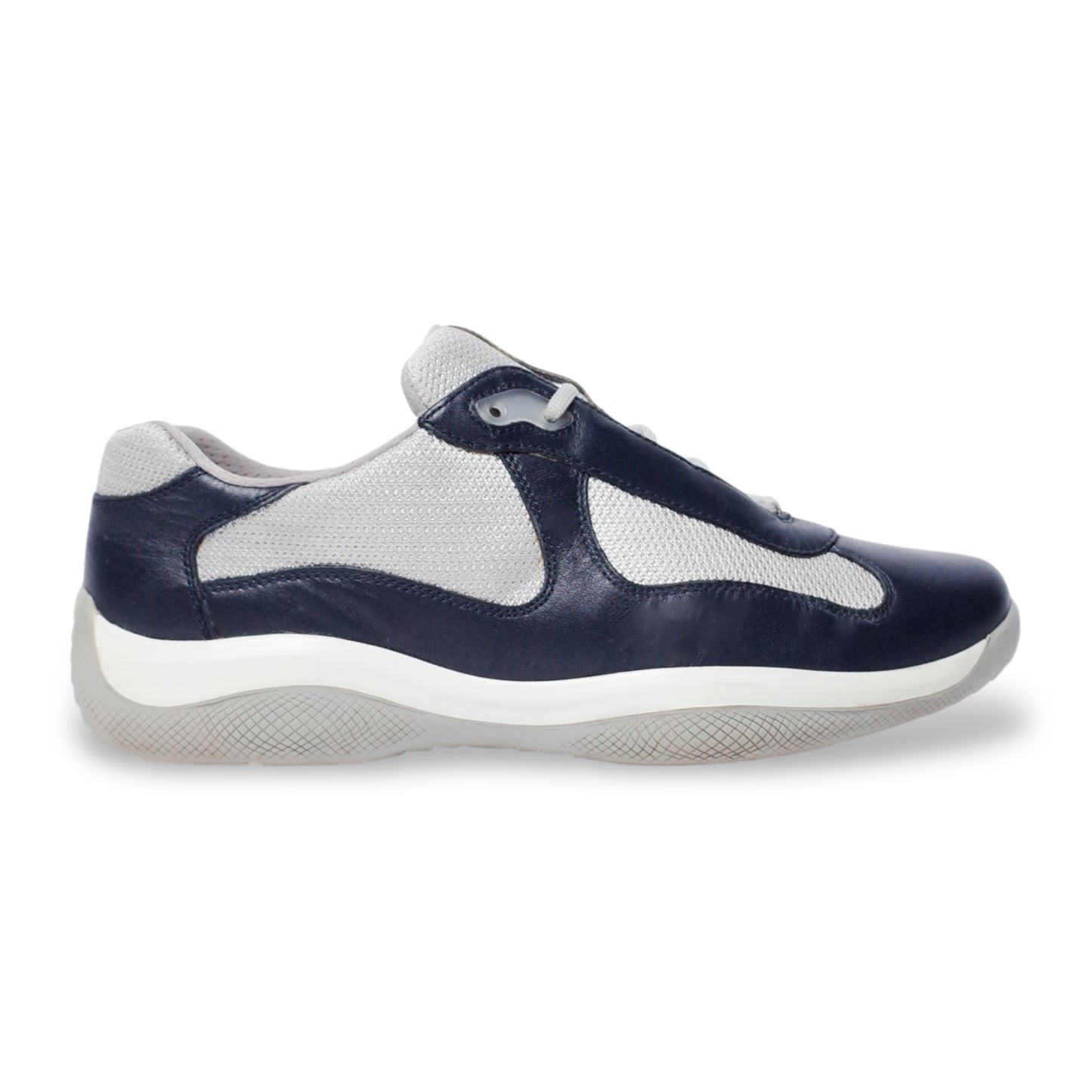 PRADA AMERICA'S CUP NAVY LEATHER (US11/EU45)