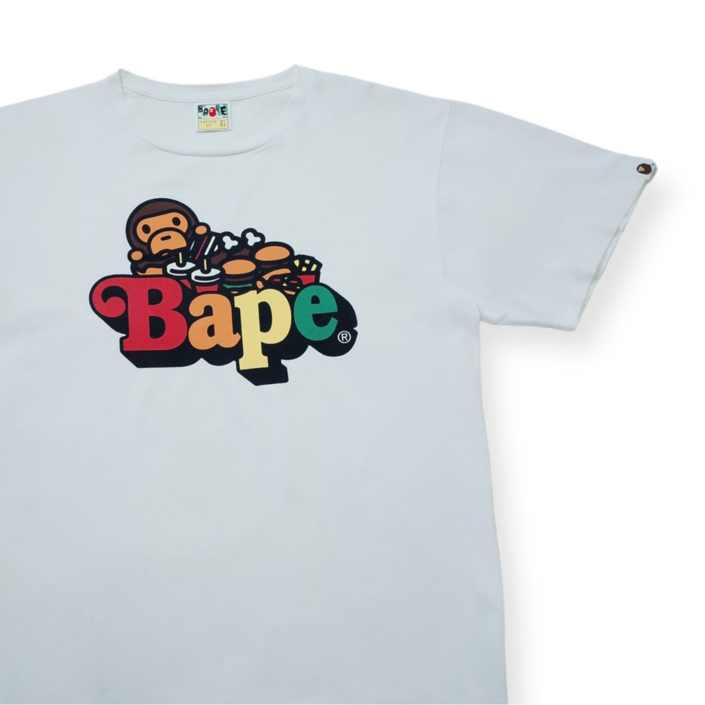 BAPE BABY MILO JUNKFOOD TEE (XL)