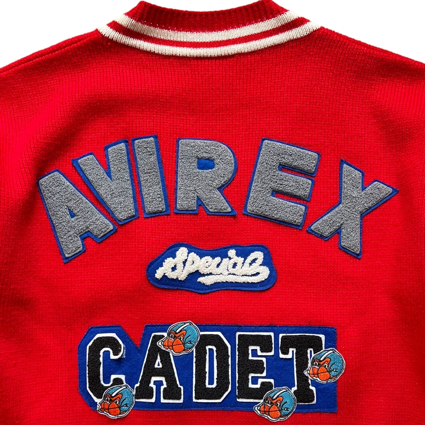 90’S AVIREX SPECIAL CADET HEAVYWEIGHT KNIT (XL)