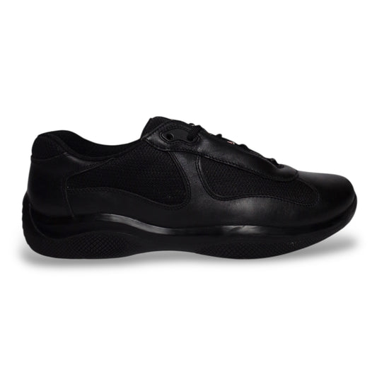 PRADA AMERICA'S CUP BLACK LEATHER (US9/EU42.5)