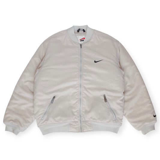 90'S NIKE BOMBER JACKET CREAM (M)