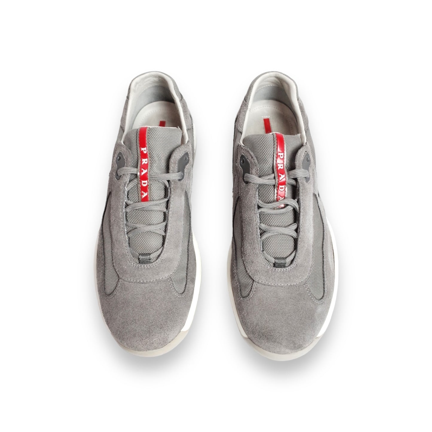 PRADA AMERICA’S CUP GREY SUEDE (US10.5EU44.5)