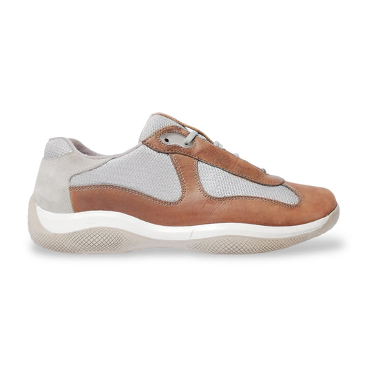 PRADA AMERICA'S CUP TAN LEATHER (US8.5/EU42)