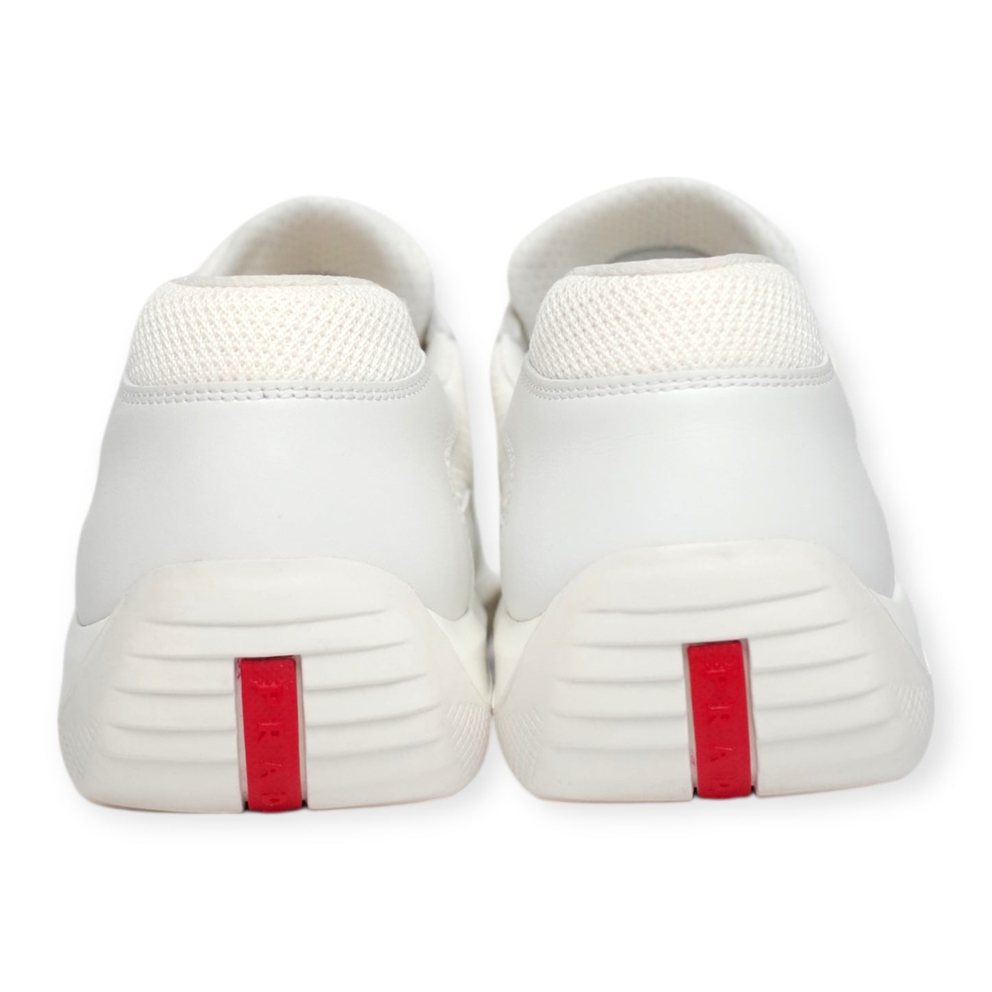 PRADA AMERICA'S CUP ALL WHITE LEATHER (US12.5/EU46.5)
