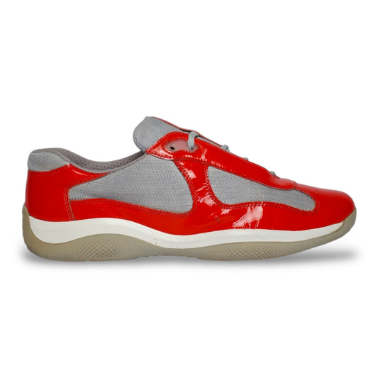 PRADA AMERICA'S CUP ORANGE PATENT LEATHER (US13/EU47)