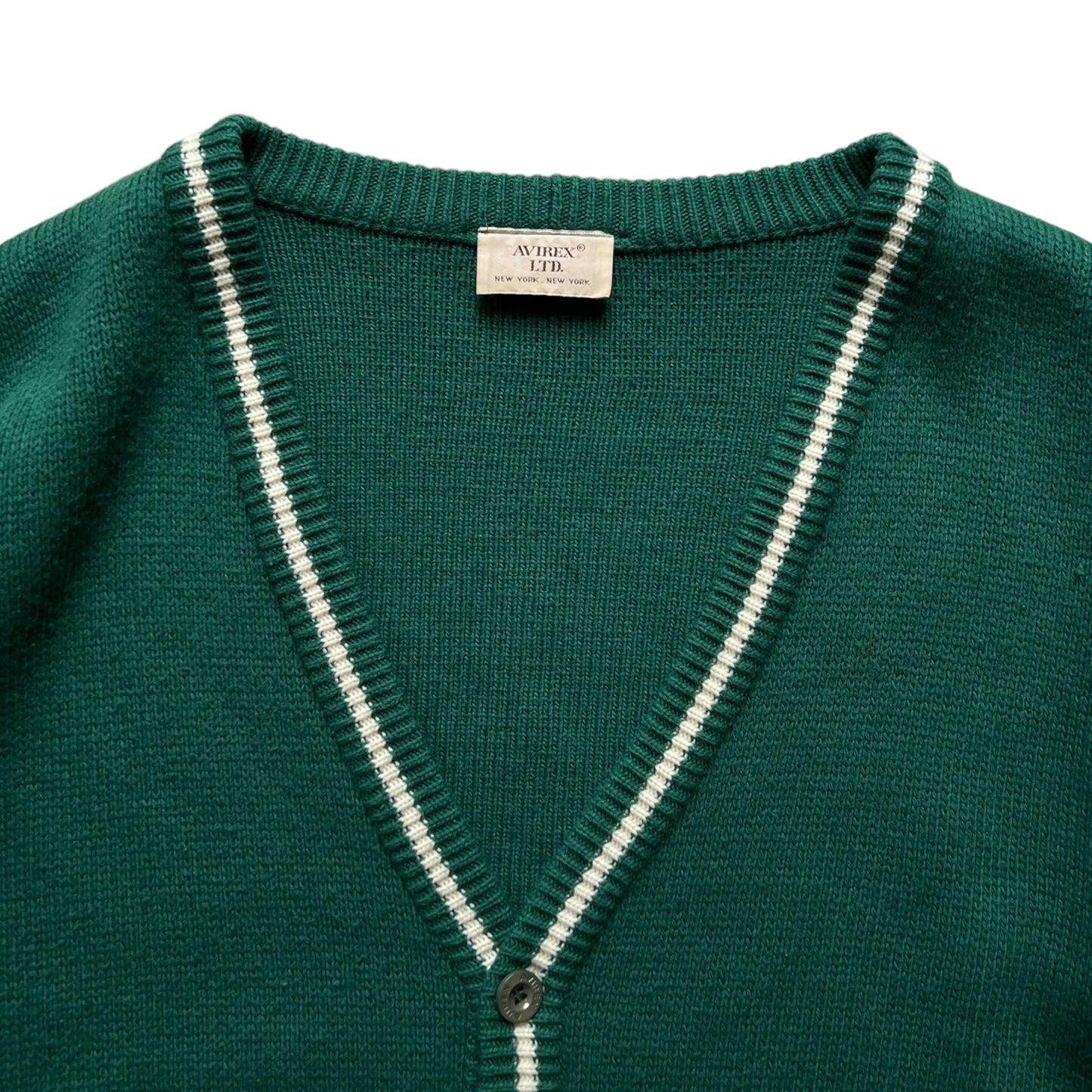 90’S AVIREX HEAVYWEIGHT KNIT FORREST GREEN (XL)