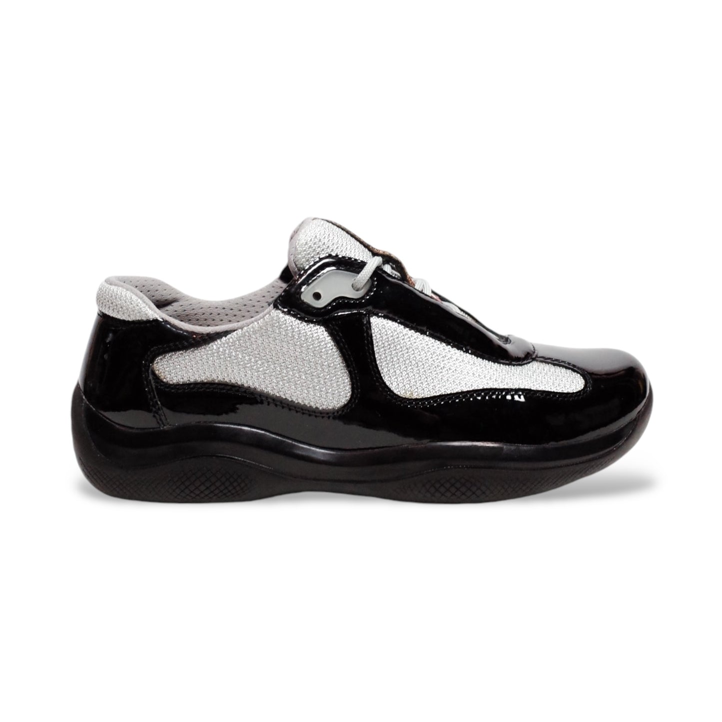 PRADA AMERICA’S CUP BLACK PATENT LEATHER (US6.5/EU38.5)