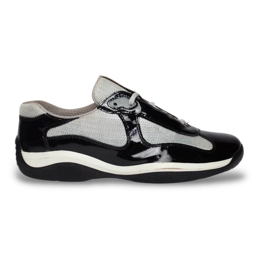 PRADA AMERICA'S CUP BLACK PATENT LEATHER (US7/EU40)