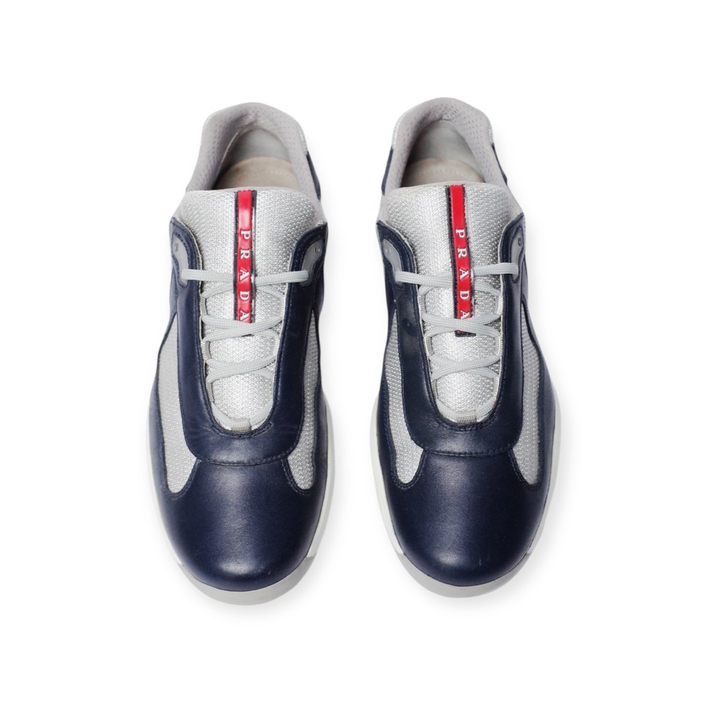PRADA AMERICA'S CUP NAVY LEATHER (US11/EU45)