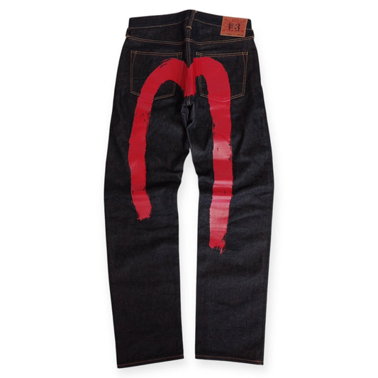 00'S EVISU SELVEDGE JEANS (32/34)