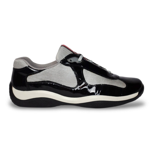 PRADA AMERICA'S CUP BLACK PATENT LEATHER (US10/EU44)