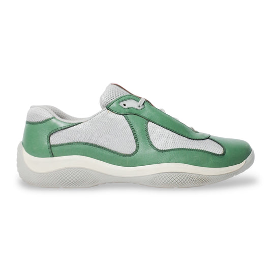 PRADA AMERICA'S CUP GREEN LEATHER (US10.5/EU44.5)