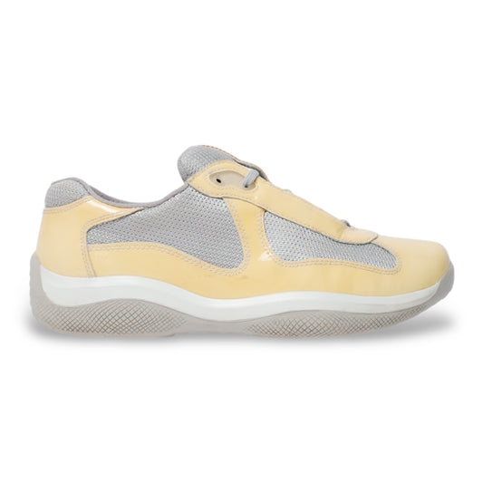 PRADA AMERICA'S CUP YELLOW PATENT LEATHER (US8/EU41.5)