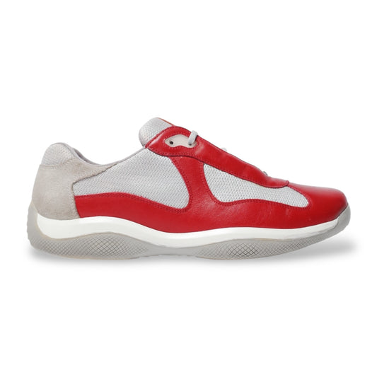 PRADA AMERICA'S CUP RED LEATHER (US12/EU46)