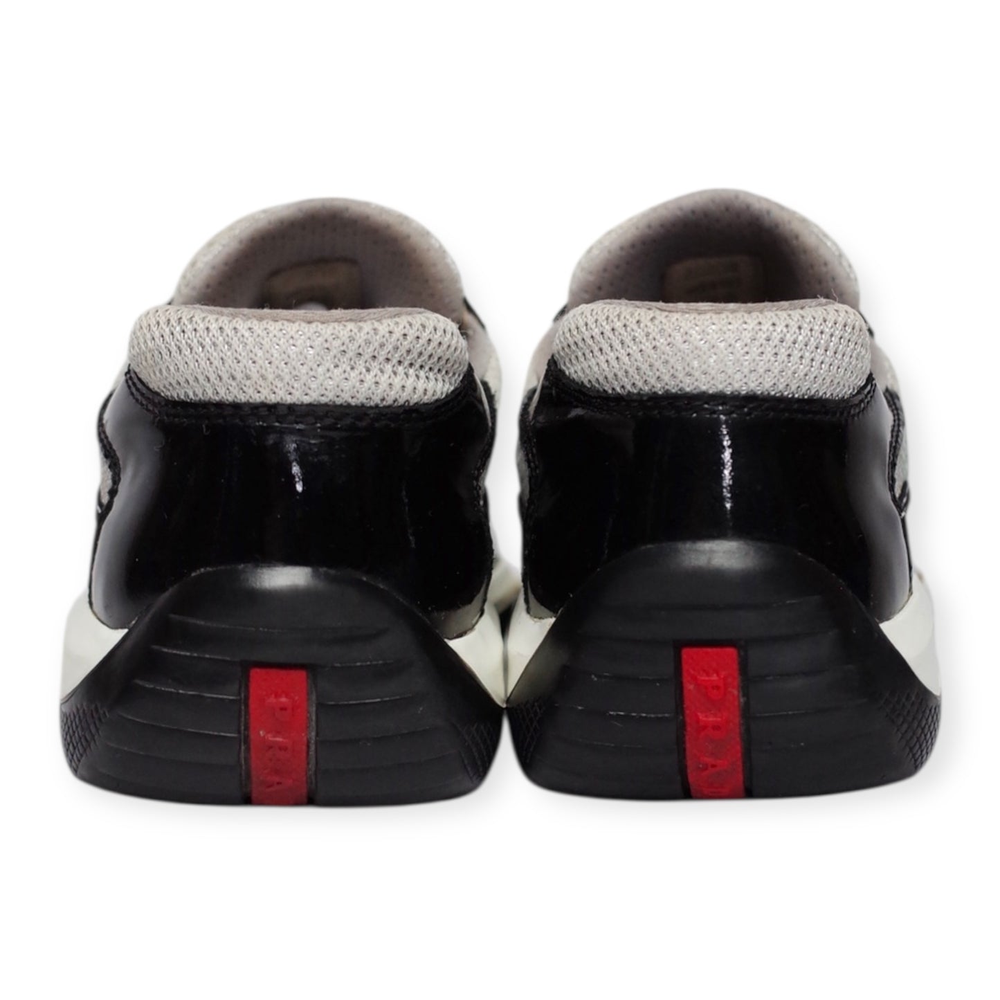 PRADA AMERICA'S CUP BLACK PATENT LEATHER (US7/EU40)