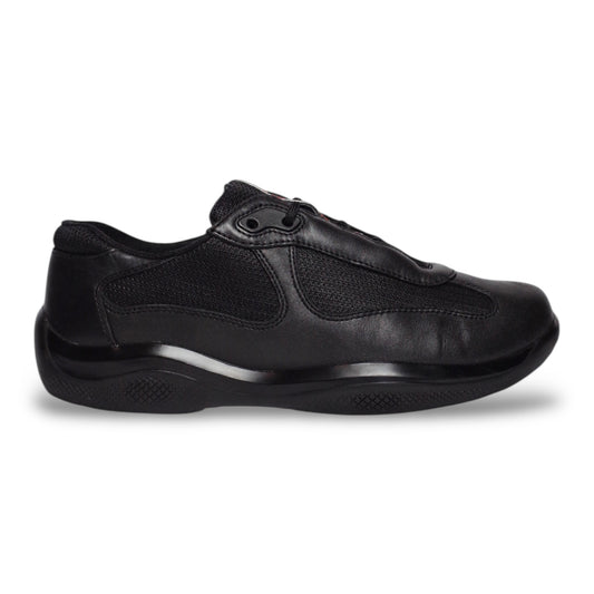 PRADA AMERICA'S CUP BLACK LEATHER (US6.5/EU39)