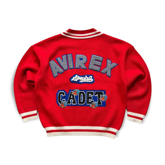 90’S AVIREX SPECIAL CADET HEAVYWEIGHT KNIT (XL)