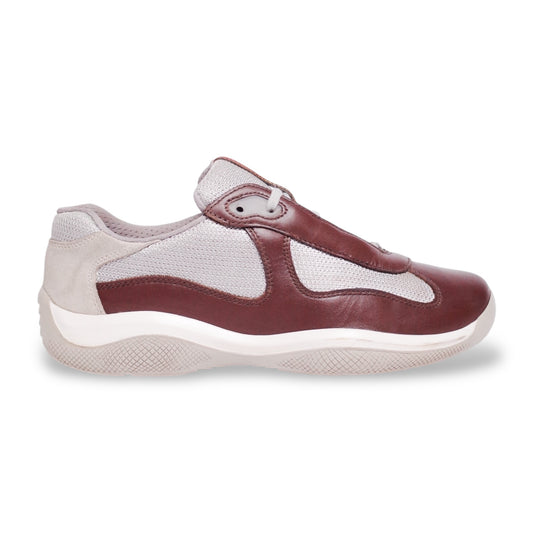 PRADA AMERICA'S CUP BROWN LEATHER (US7/EU40)