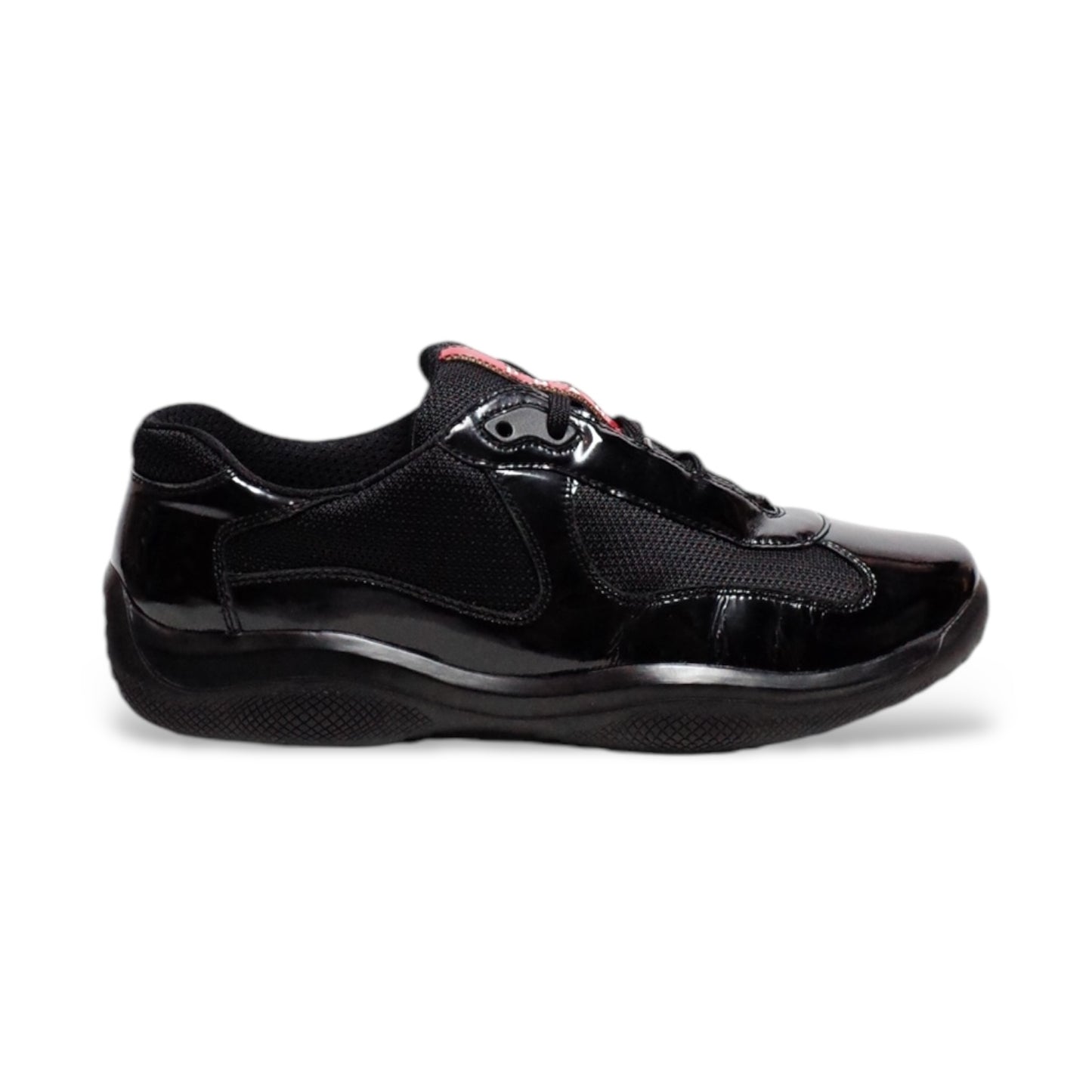 PRADA AMERICA’S CUP BLACK PATENT LEATHER (US10/EU44)