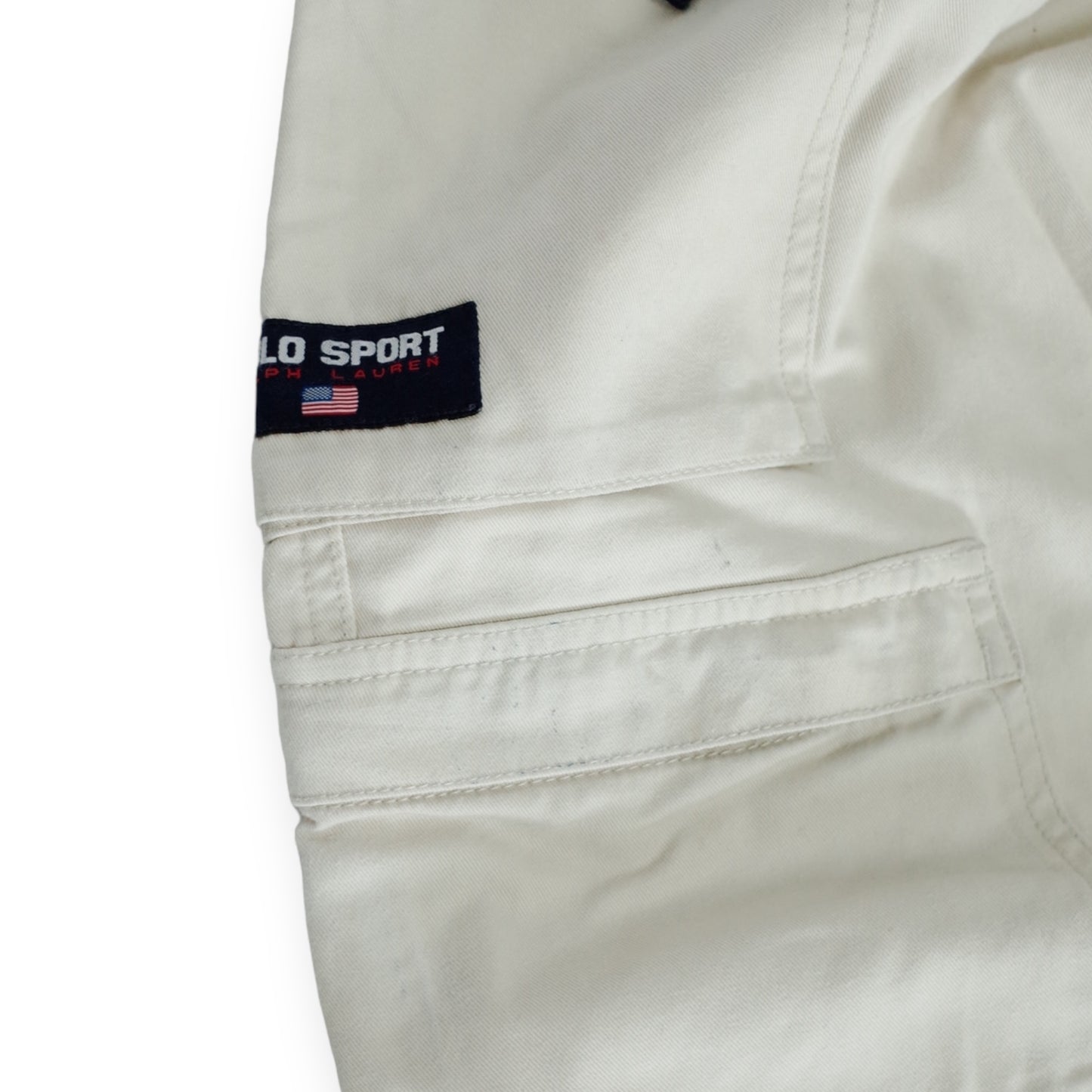 00’S RALPH LAUREN POLO SPORT DOUBLE CARGO PANTS (32/32)