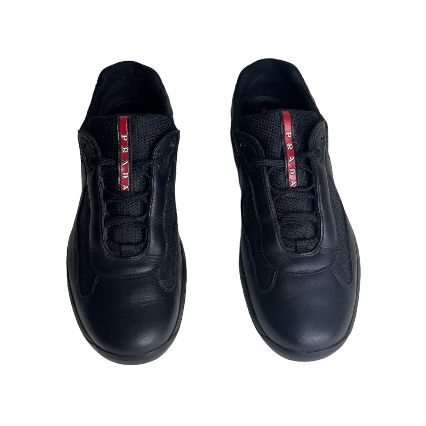 PRADA AMERICA’S CUP BLACK LEATHER (US8/EU41.5)