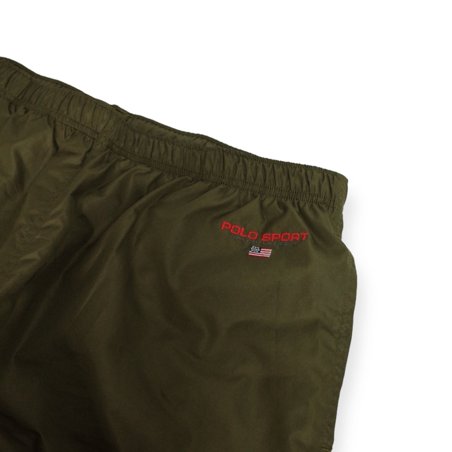 00’S RALPH LAUREN POLO SPORT TRACKPANTS GREEN. (L)