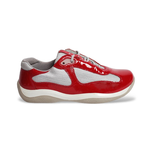 PRADA AMERICA’S CUP RED PATENT LEATHER (US7/EU40)