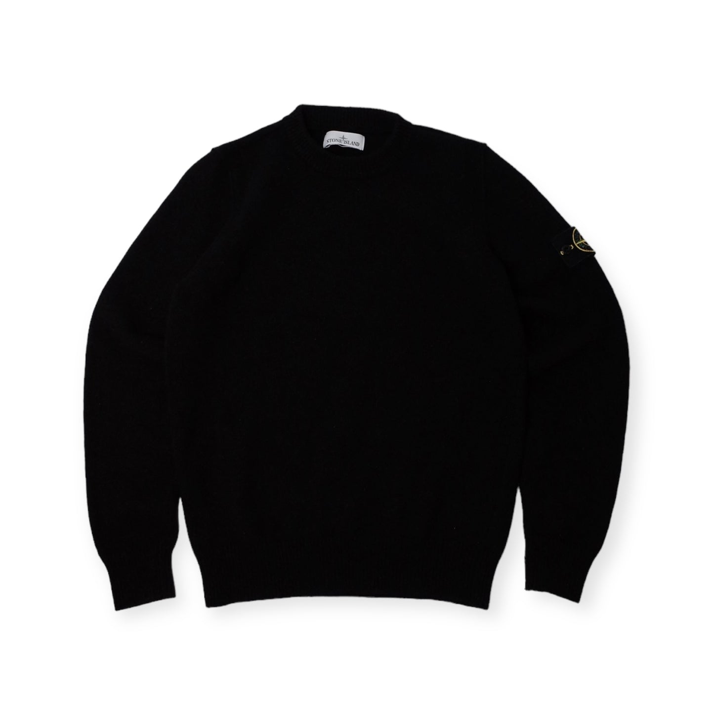 STONE ISLAND CREWNECK KNIT BLACK (S)