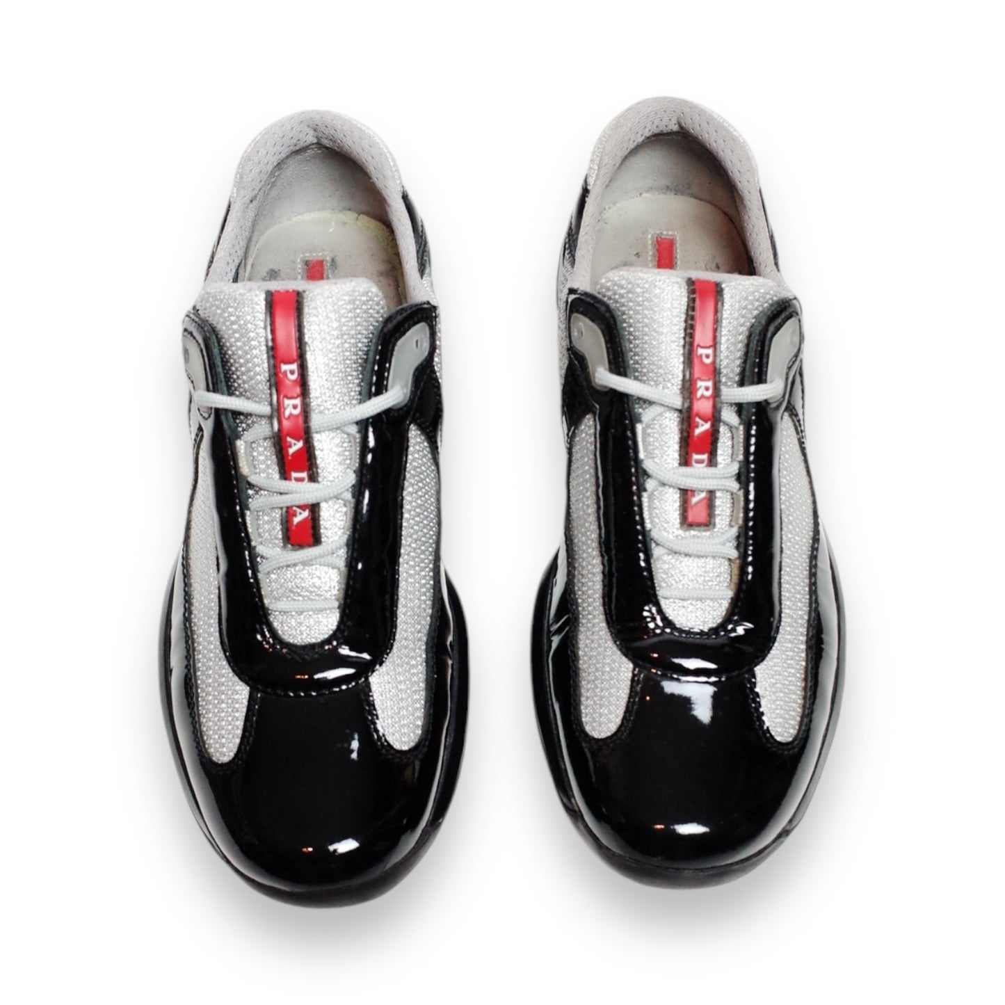 PRADA AMERICA’S CUP BLACK PATENT LEATHER (US6.5/EU38.5)