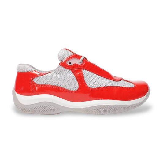 PRADA AMERICA'S CUP ORANGE PATENT LEATHER (US6.5/EU39)