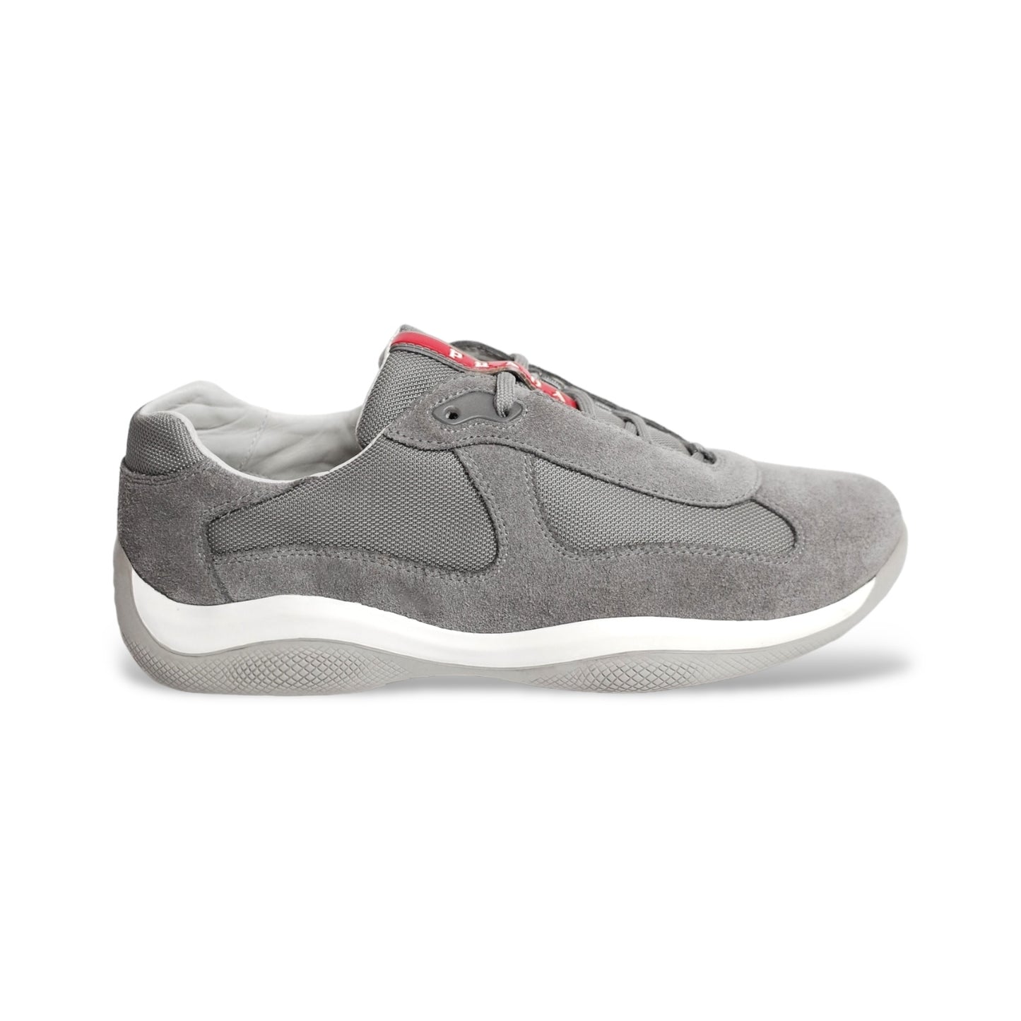 PRADA AMERICA’S CUP GREY SUEDE (US10.5EU44.5)