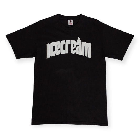 00'S ICECREAM SPELLOUT TEE BLACK (M)